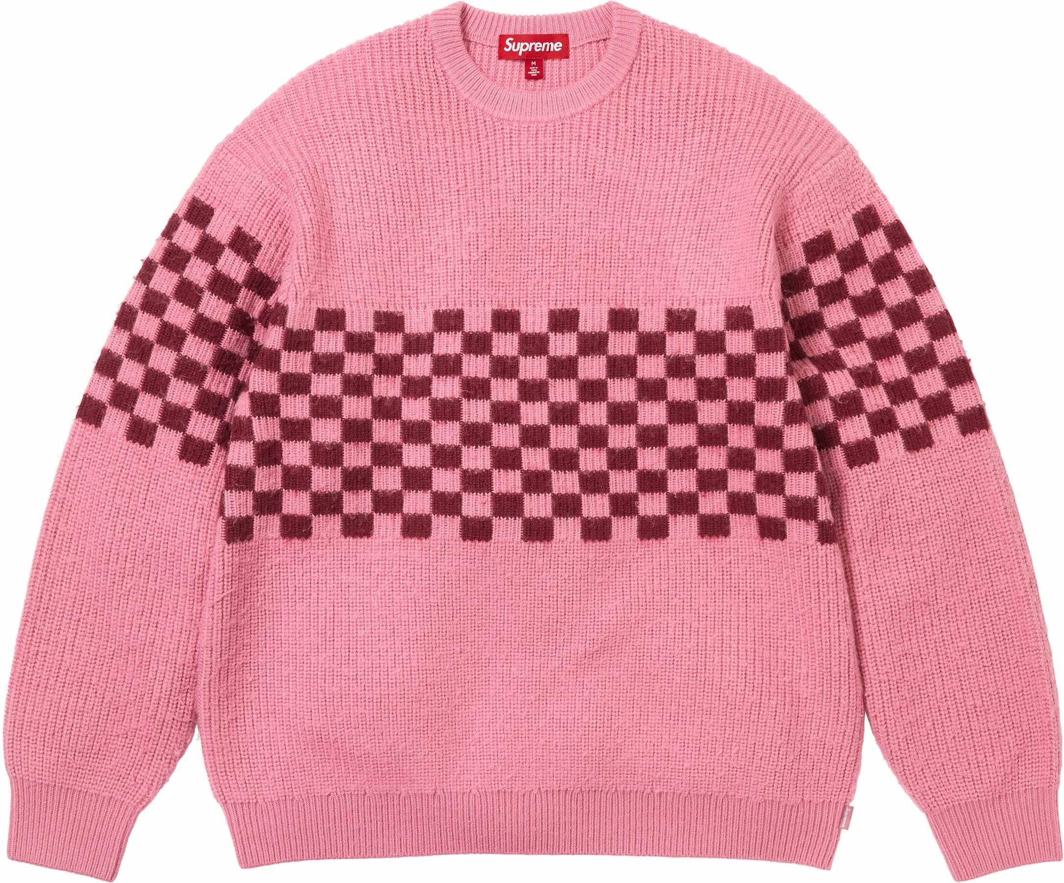 Checkerboard Pilled Sweater view 4